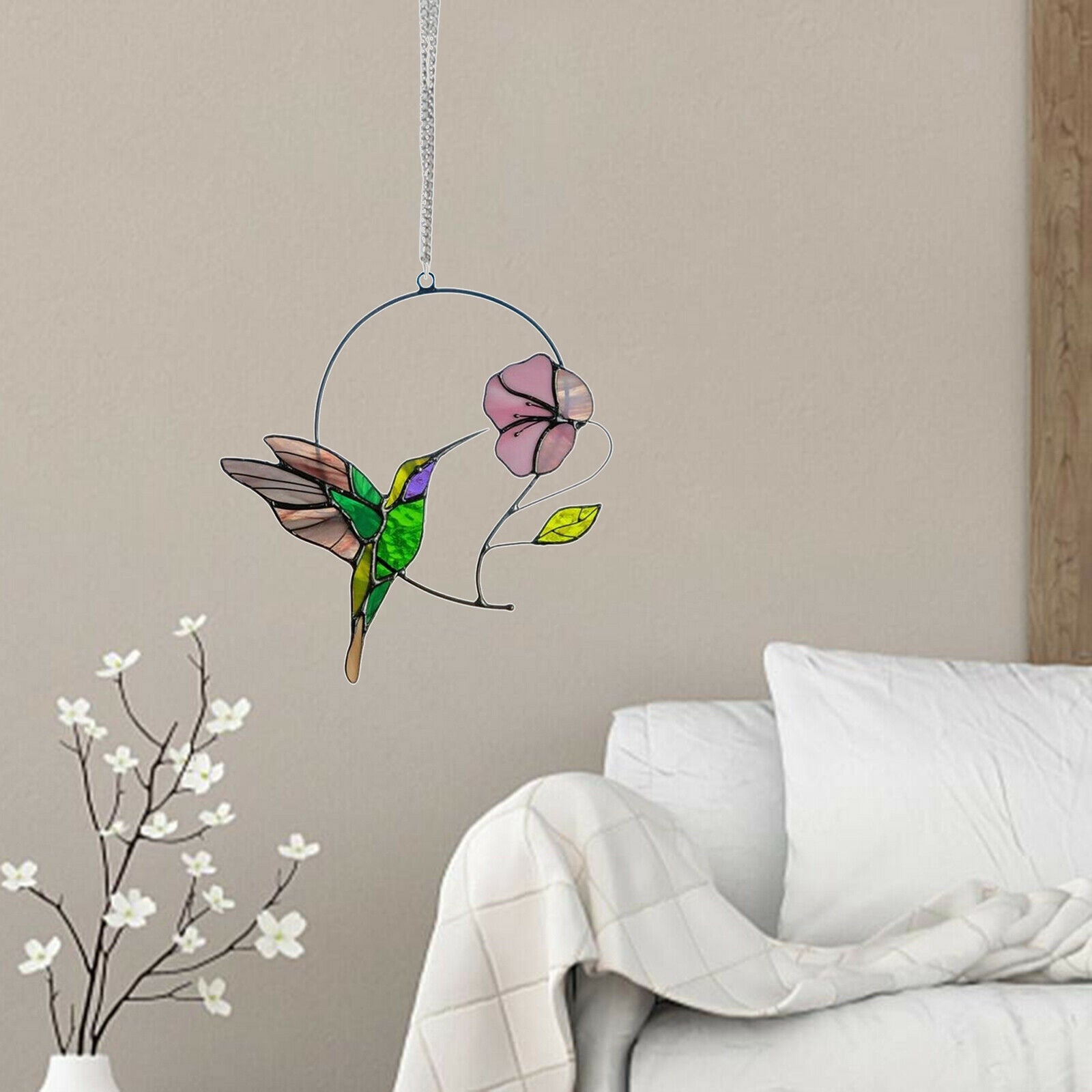 Multicolor  Window Panel Hanging   Garden Decor