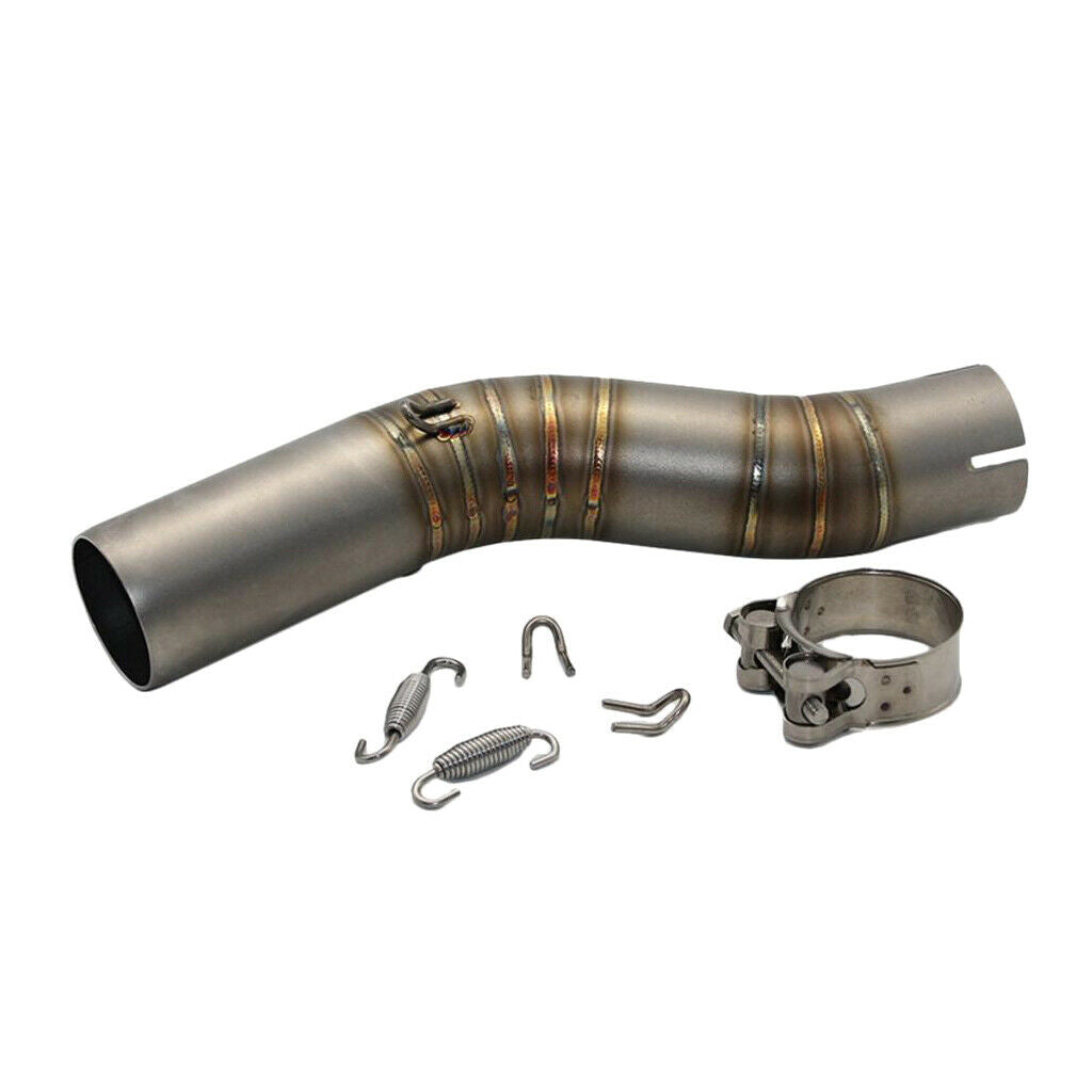 Slip on Motorcycle Exhaust Escape Middle Link Pipe For GSXR 1000 2005 2006
