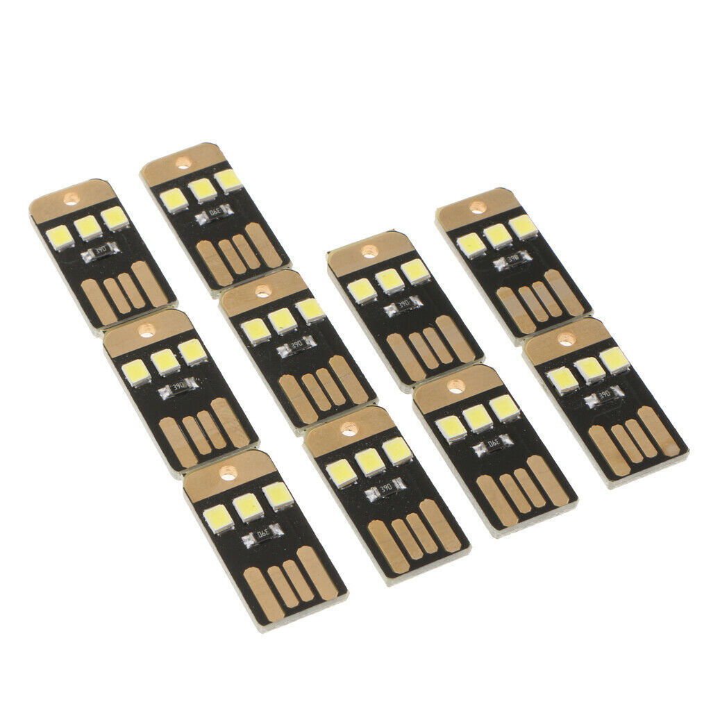 USB Light Keychain Super Bright SMD LED Mini USB Port Light Ultra-thin Portable