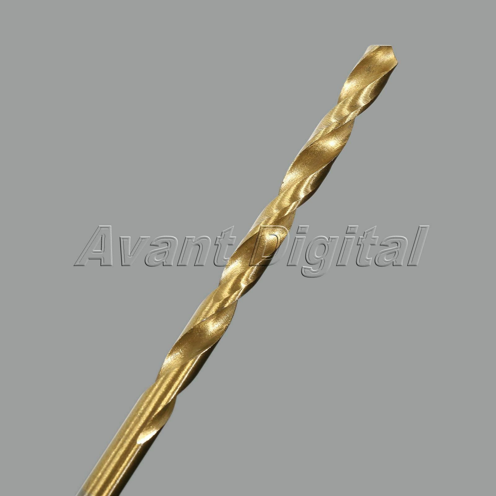 13pcs/Set Metric Titanium Coated 1.5mm-6.5mm HSS Twist Drill Bits Straight Shank