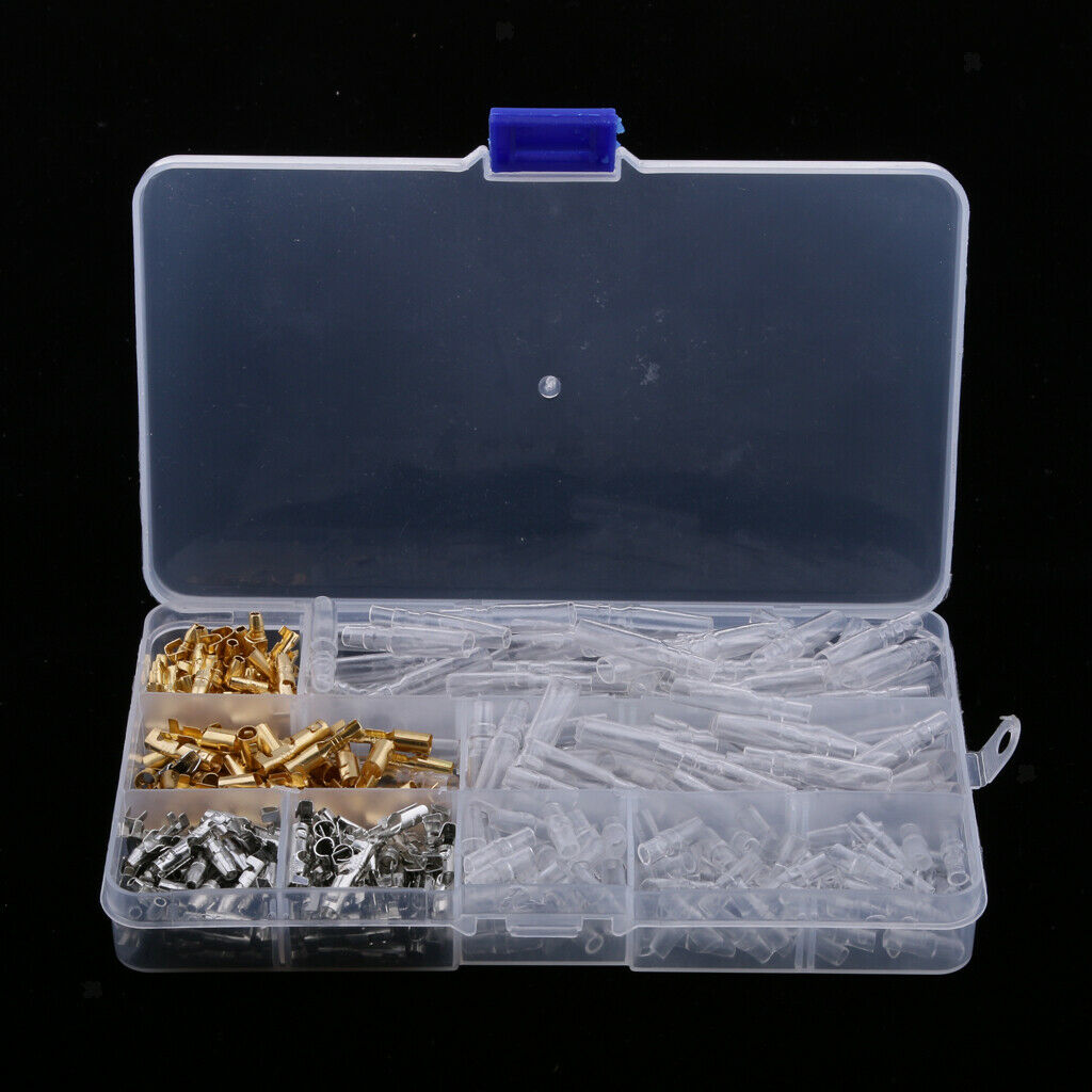 100 Sets Car 3.9mm Bullet Connectors Male & Female Wire Terminals Insulation