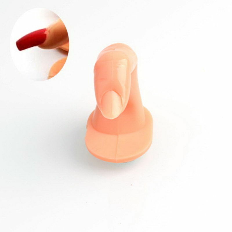 2x pratique faux doigt modèles pour manucure à la main de formation d'art .l8