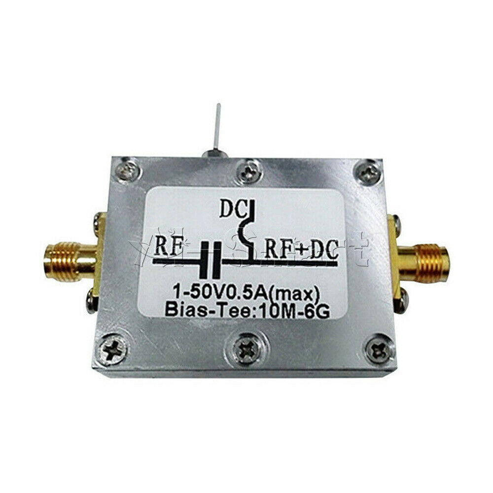 Bias Tee RF DC Isolator 10MHz-6GHz Amplifier w/ Case Low Noise LNA HAM RTL SDR