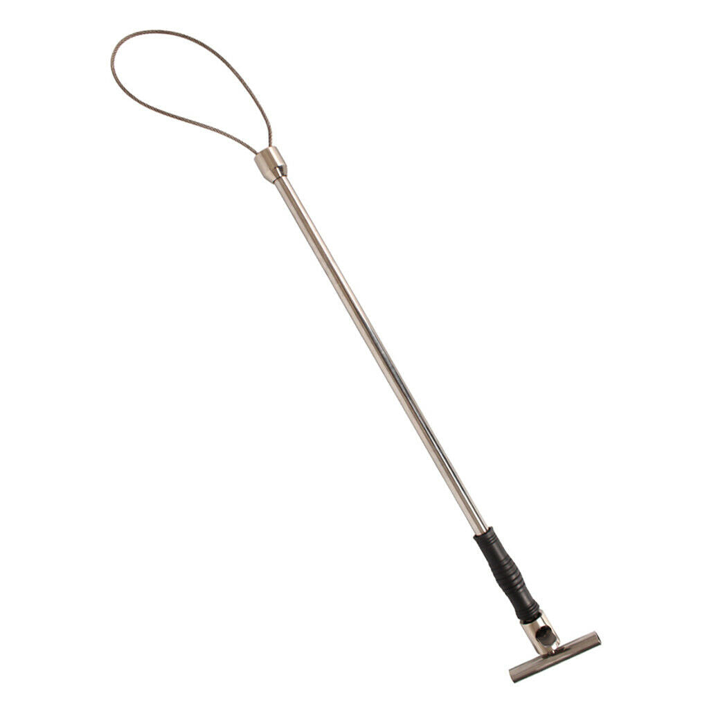 Stainless Steel Hog Rod Type Holder Pig Catcher Tool Swine Pig Farm Iron Pig