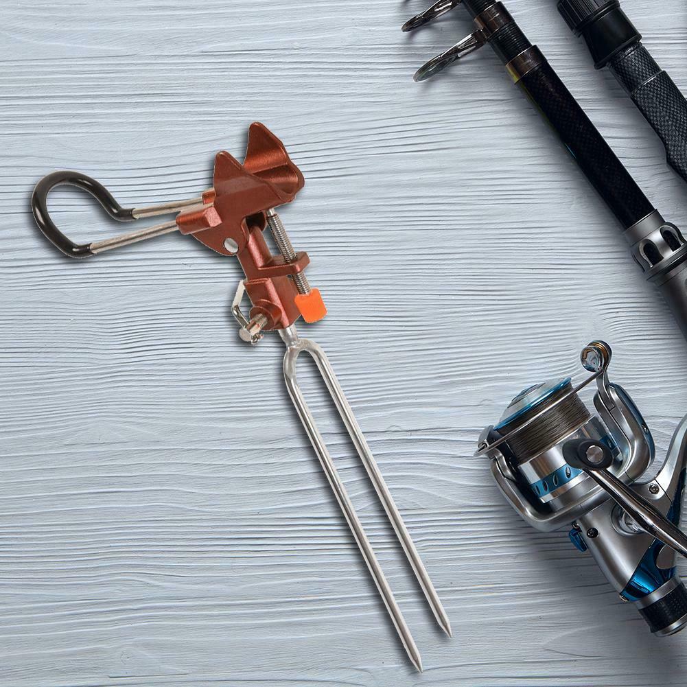 Aluminium Alloy Fishing Rod Bracket Adjustable Handle Fishing Holder Tackle @