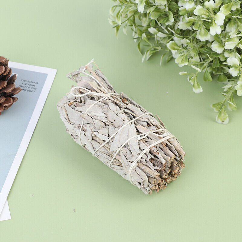 9cm 45g White Sage Smudge Stick Herb House Cleansing Negativity RemovalMBUS FG