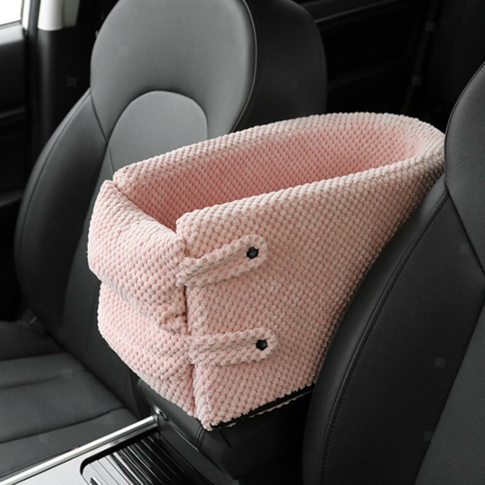 Dog Car Carrier Safety Puppy Pet Booster Seat Mat Crate for Car Armrest Cage