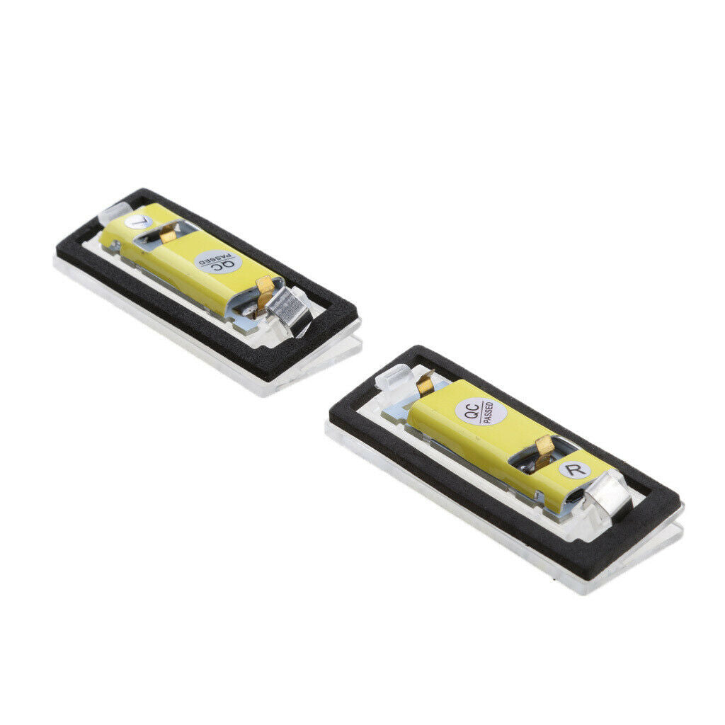 2 Pieces White 18LED License Number Plate Lights Lamps for BMW E39 5-Door