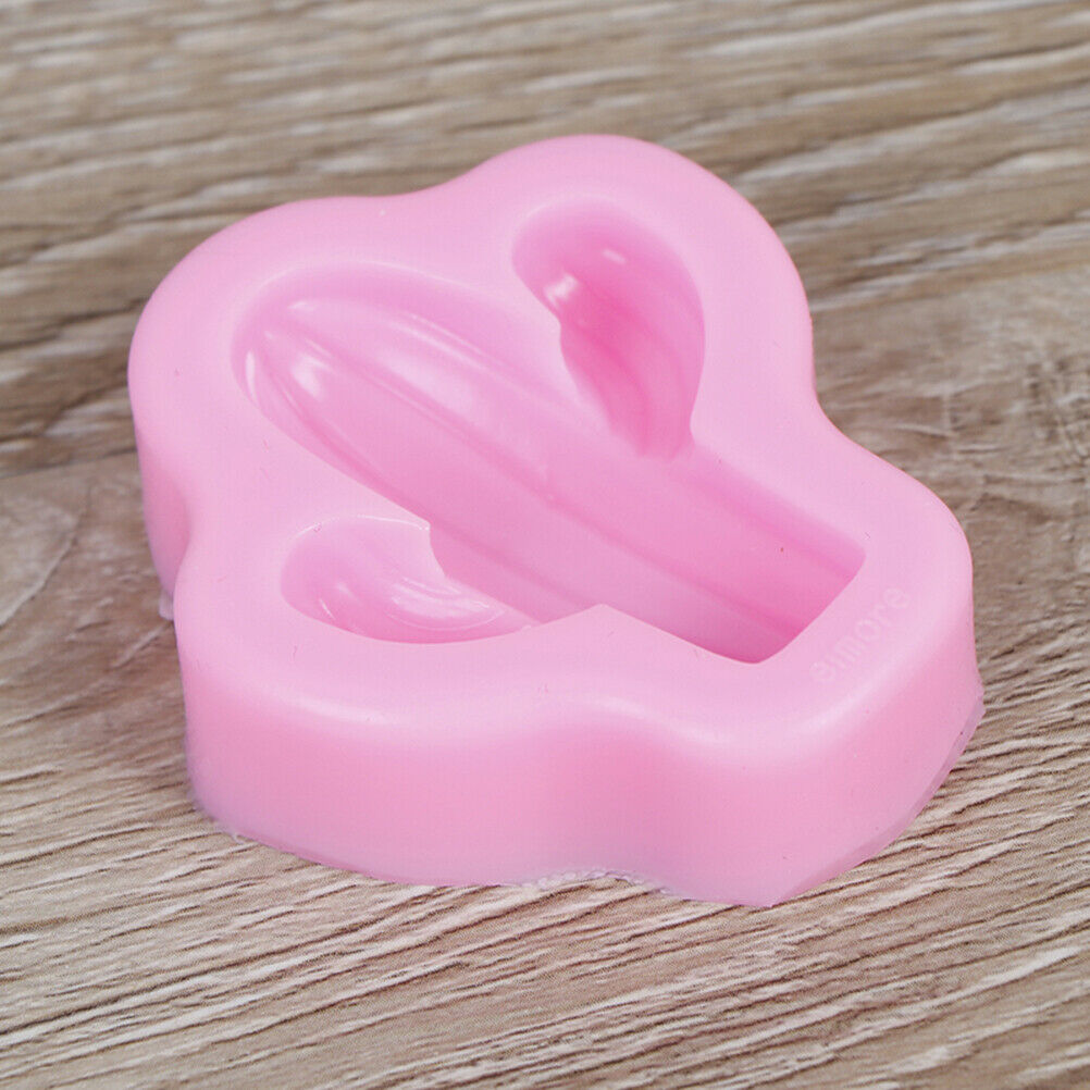 1pc pink Cactus shape molds Candy Chocolate Moldscake Decorating cooking .l8
