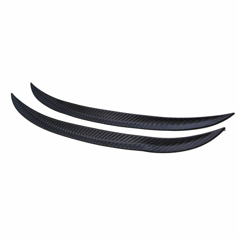 Carbon Fiber Style Car Auto Wheel Eyebrow Arch Flares Protector Trim Lips Fender