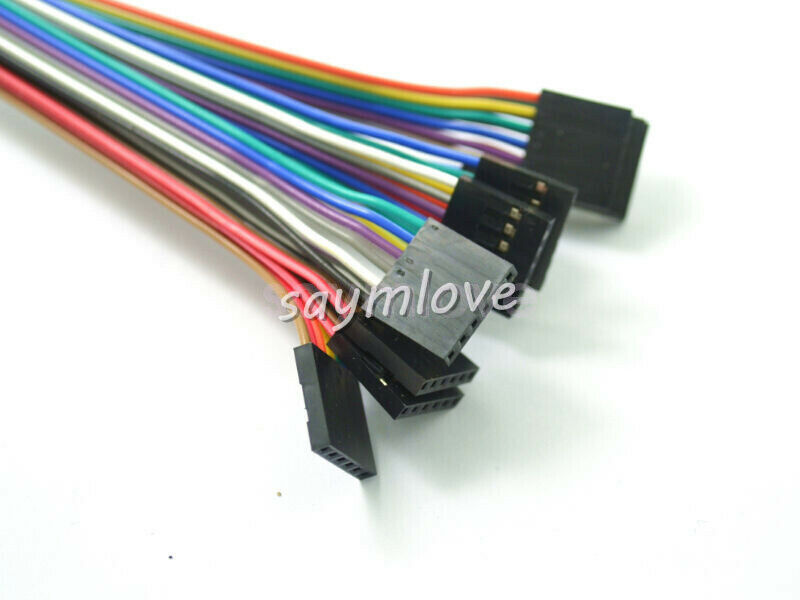 10pcs 20cm 6P 2.54mm Female to Female Dupont cable jumper wire for Arduino