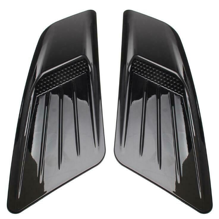 Front Hood Air Vent Molding Cover Trim For Ford Mustang 2015-2017 BLK