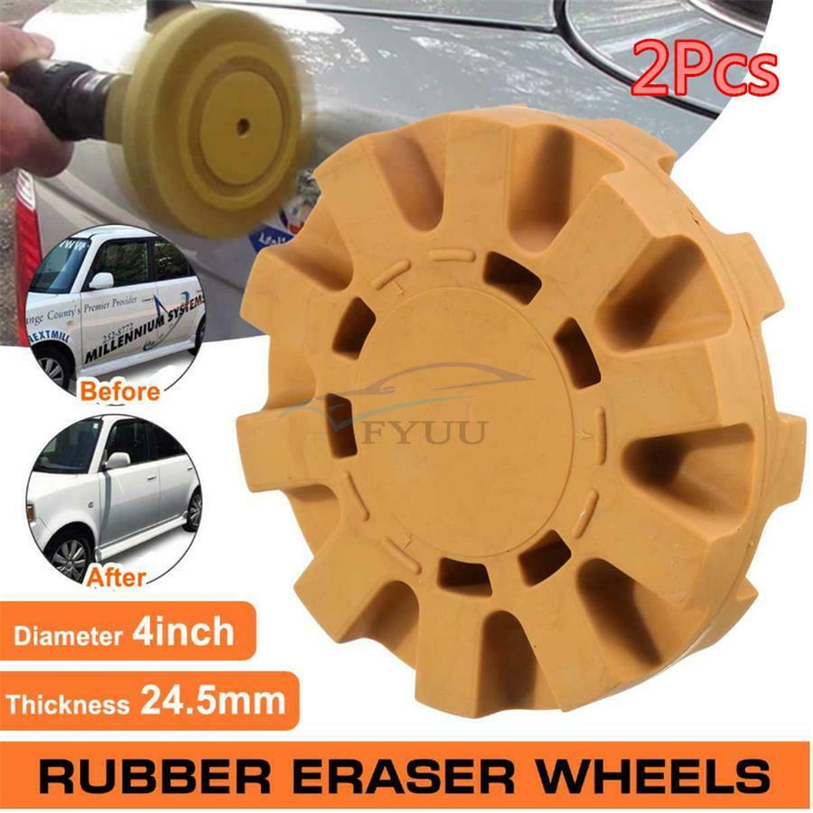 1 Pair Universal Rubber Eraser Wheel Repair Paint Tool For Car RV Truck Bus Boat