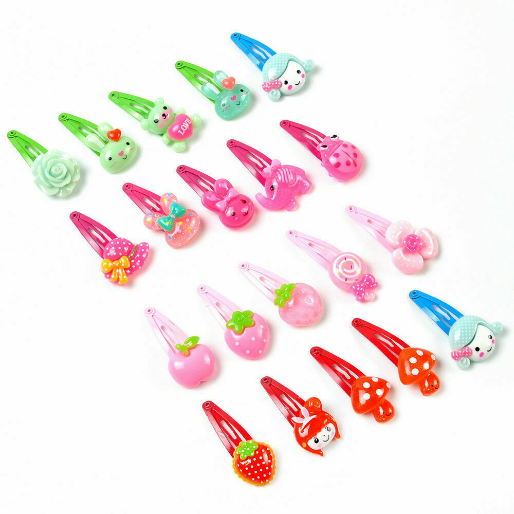 Wholesale 20pcs/Set Mixed Cartoon Baby Kids Girls HairPin Hair Clip Accessoriess