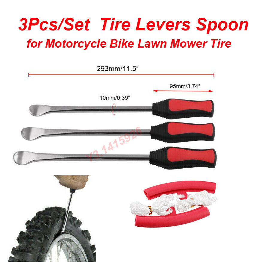 Sumnacon Tire Levers Spoon Set, Heavy Duty Motorcycle Bike Car Tire Irons Tool