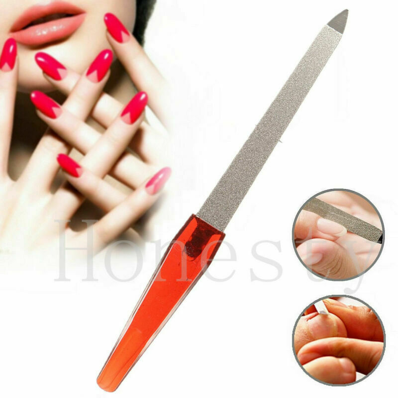 10pcs Metal Double Sided Nail Files Strong Edge For Manicure Pedicure Grooming