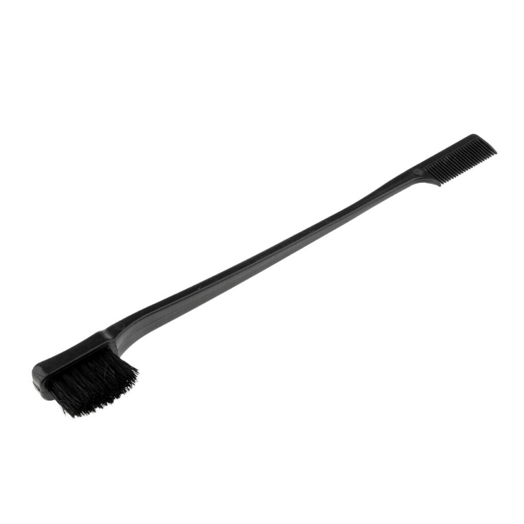3 Pieces Pro Edge Control Brush Double Sided Comb Hair Styling Hairbrush