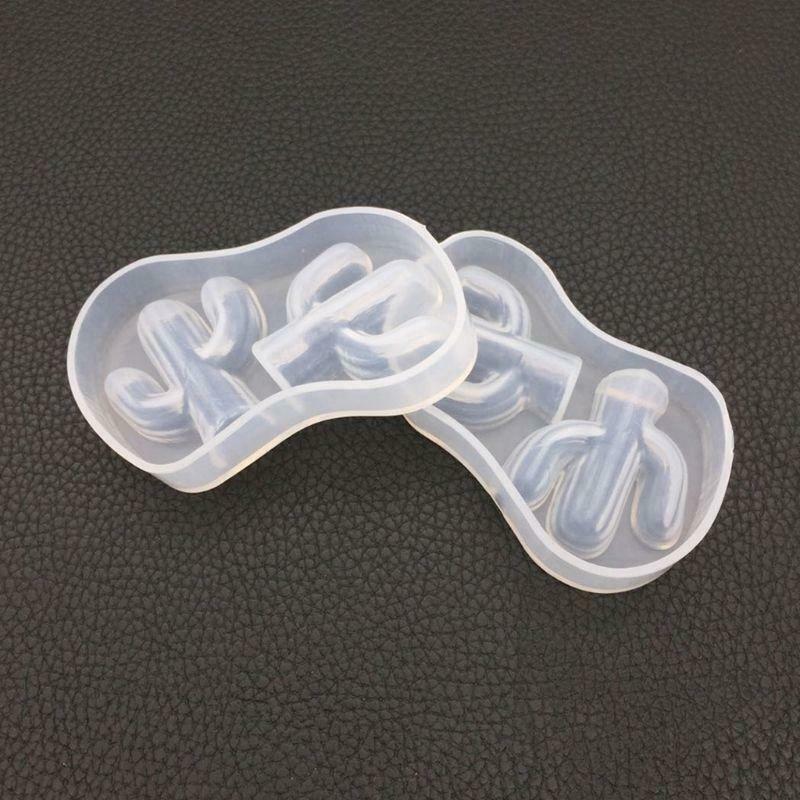 Silicone Mold DIY Jewelry Making Cactus Pendant Cake Decoration Fondant Epoxy