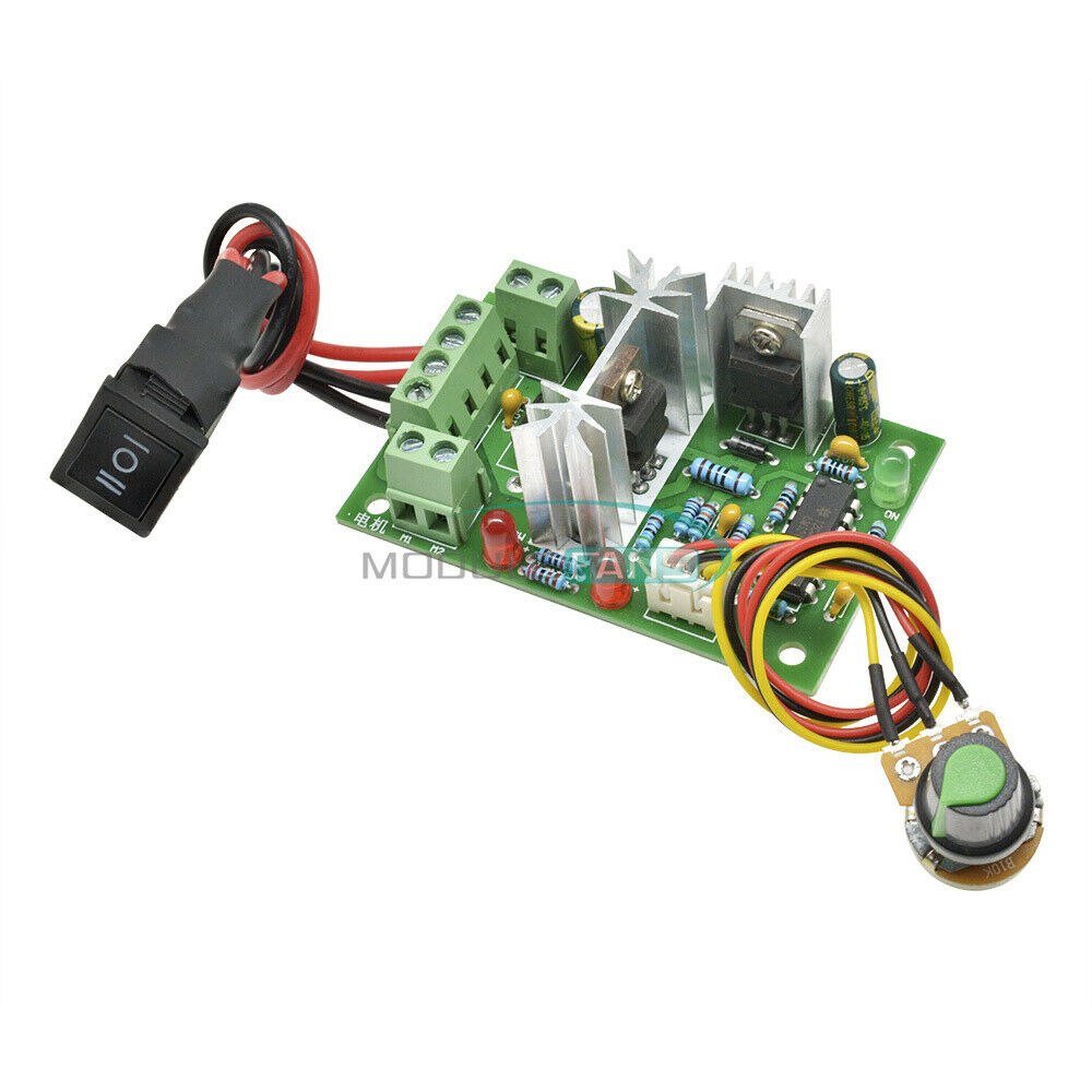 Motor Speed Controller Reversible PWM Control Forward Reverse Switch DC 6-30V
