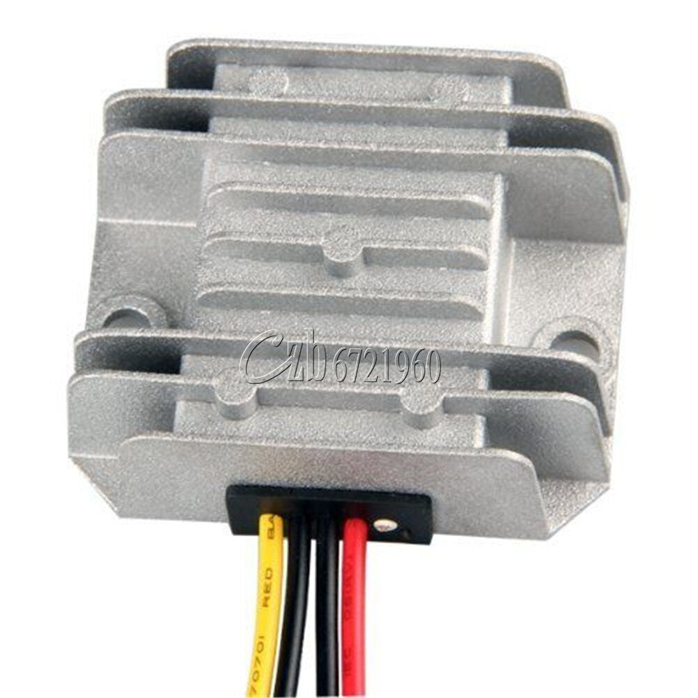 DC/DC Voltage Converter Regulator 24V Step Down to 12V 5A Waterproof Adapter