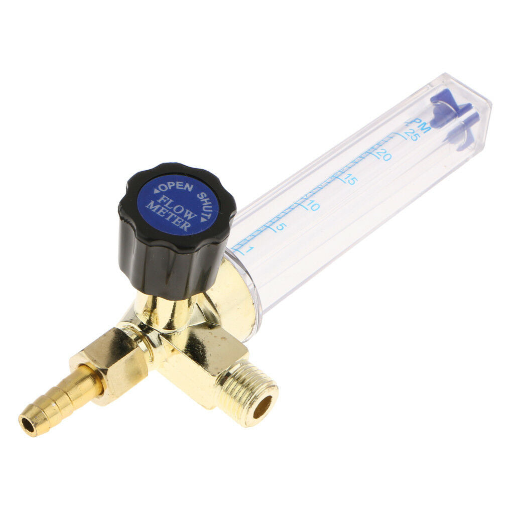 Welder Regulator 1-25 L / Min Argon CO2 Gas Flow Meter For Me Tig