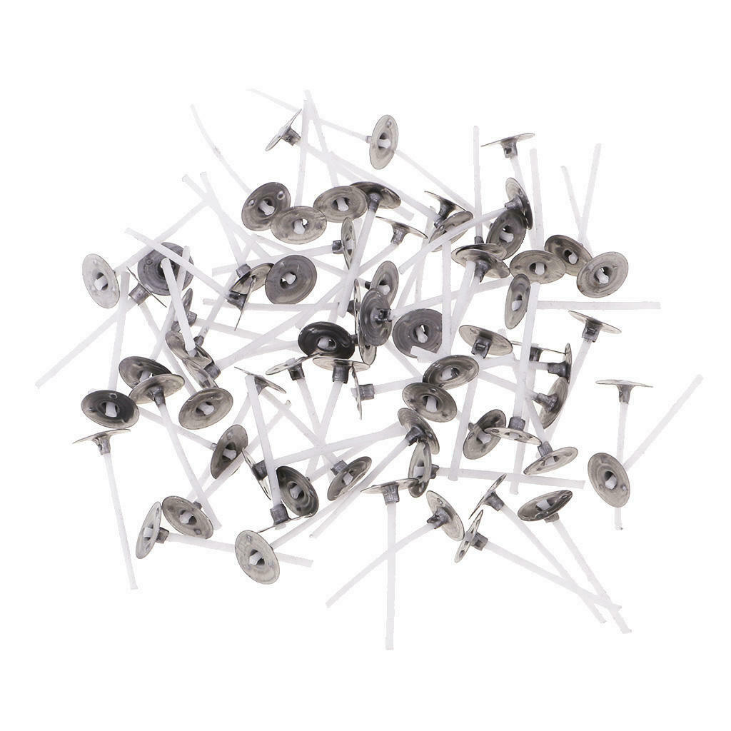600pcs Low Smoke Natural Cotton Candle Making Wicks with Tabs Sustainers