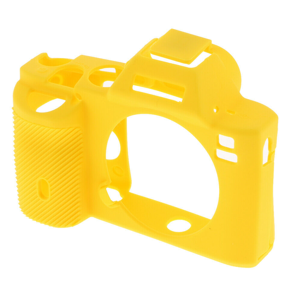 Soft Case for Sony A7R A7M A7 Silicone Cover Dustproof Housing Skin Yellow
