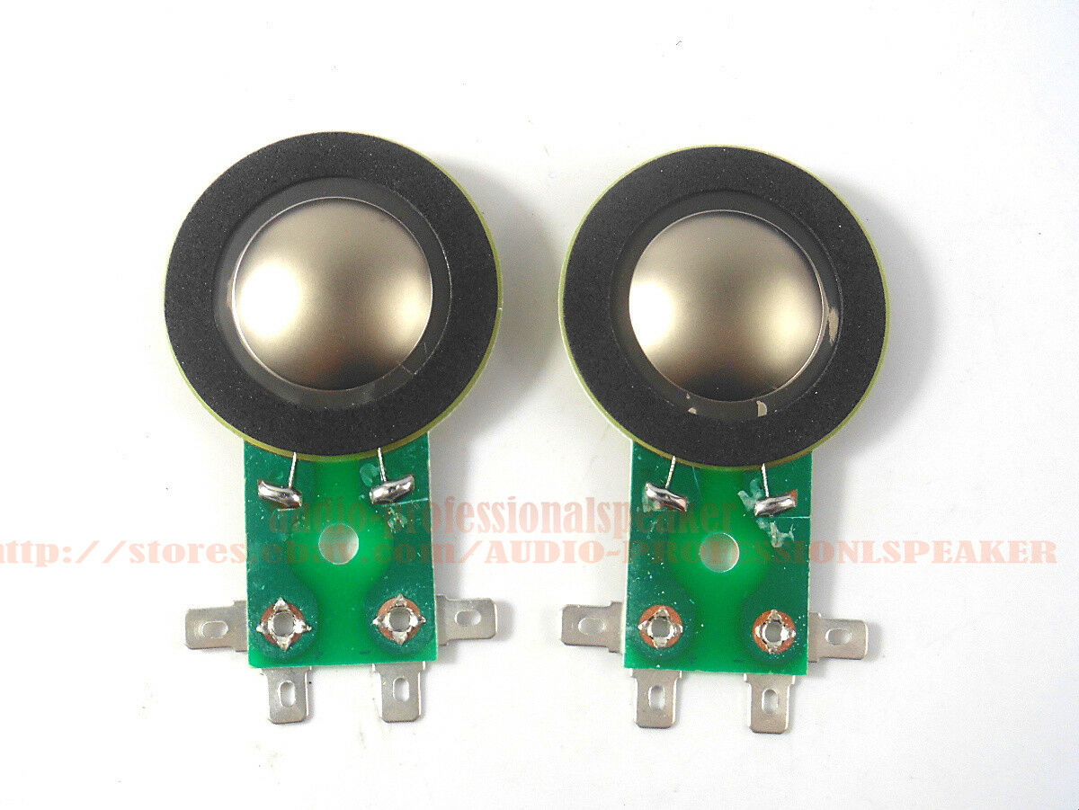 2PCS  25.5mm Voice Coil Horn Tweeter Diaphragm Titanium Film Copper Speaker