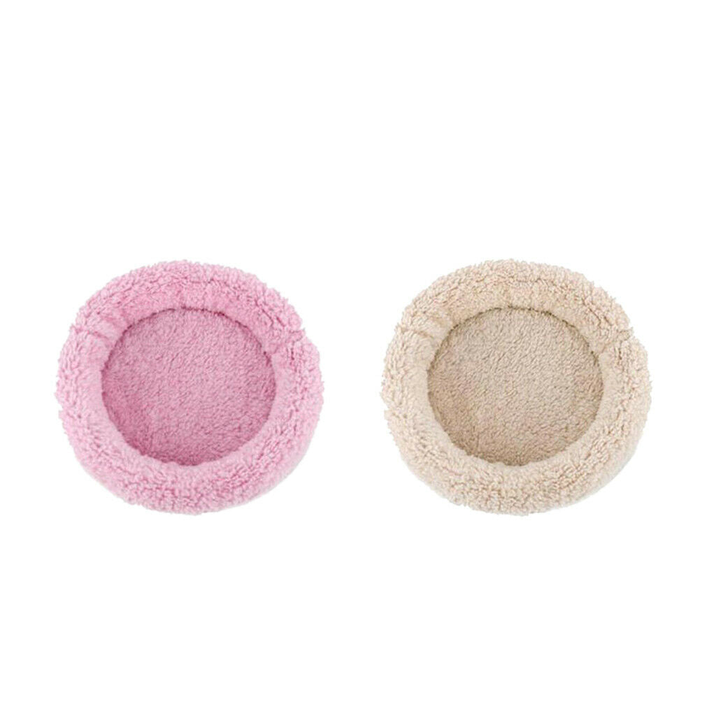 2 Piece Fleece Hamster Mat Sleeping Bedding Cushion Pad Small Animal Guinea Pig