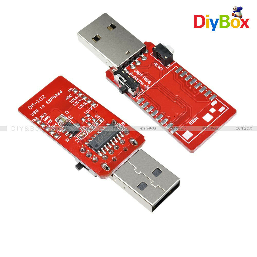 USB to ESP8266 ESP-07 ESP07 WiFi Adapter Transceiver Built-in Antenna F Arduino