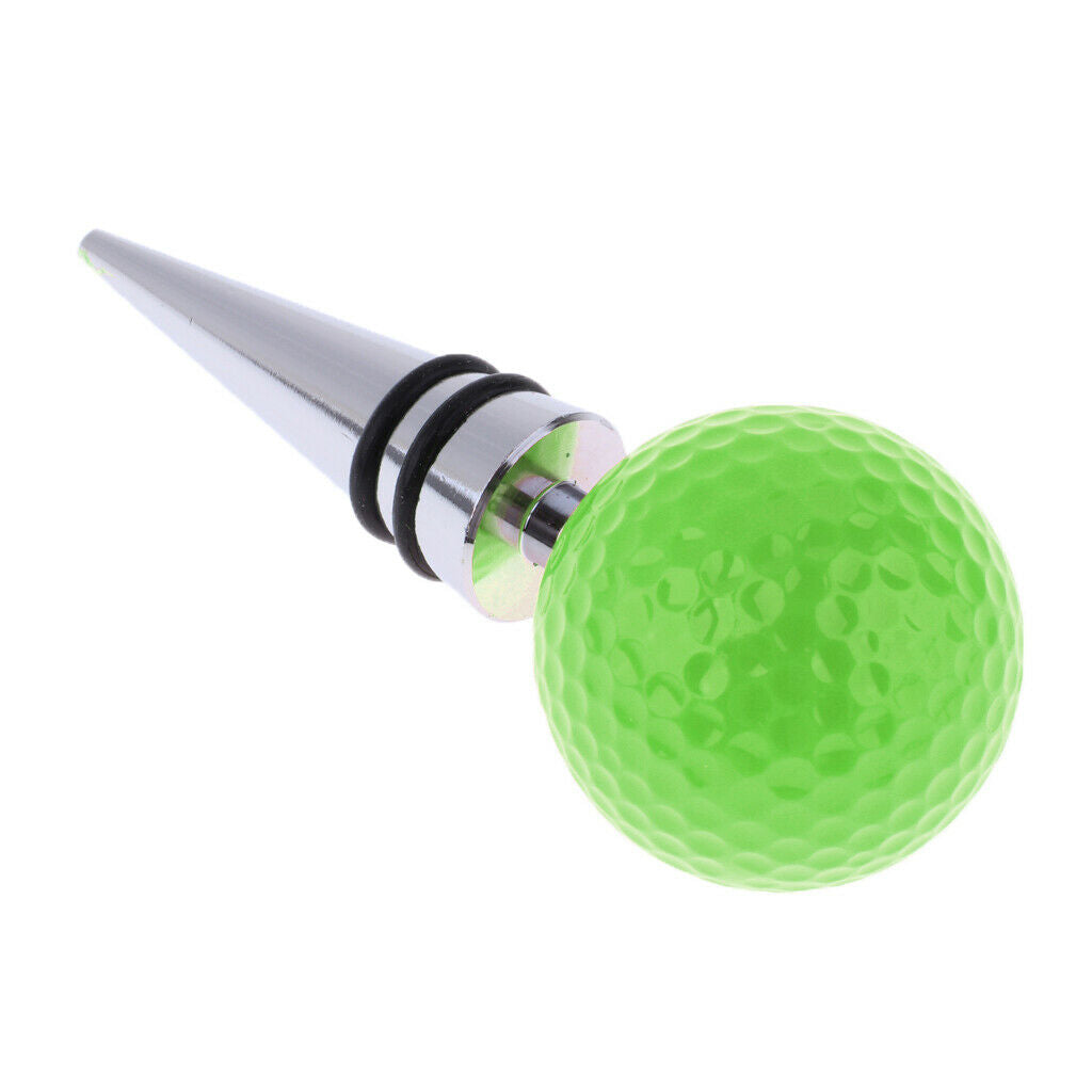Golf Wine Stopper Bottle Sealer Replacement Stoppers Decorative Green