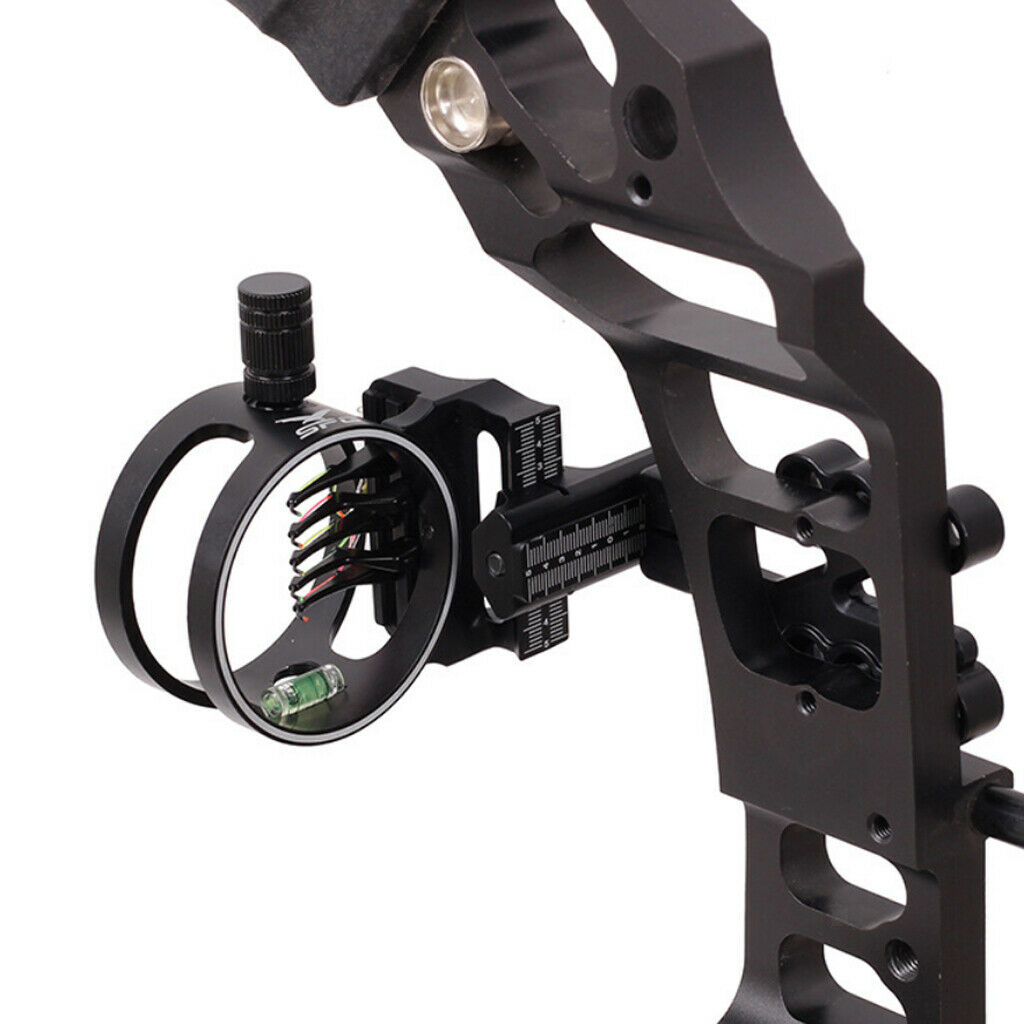 5 Pins Bowsight Outdoor Compound Bow Sight Adjustable for Target Shooting