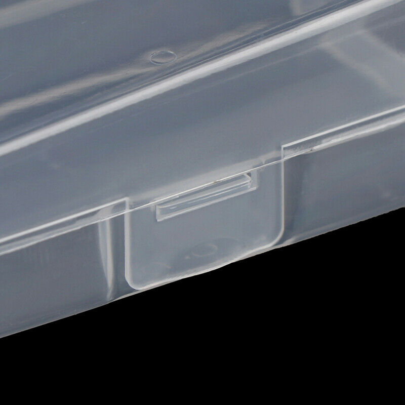 2pcs Universal Handle Shaver Storage Box Full Transparent Plastic Case Razor Box