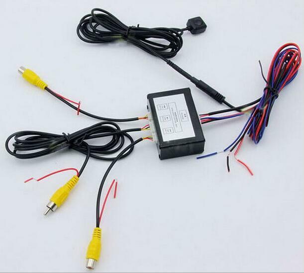 Car SUV Front Rear ParkingView Camera Switch 2 Channel Control Box Converter