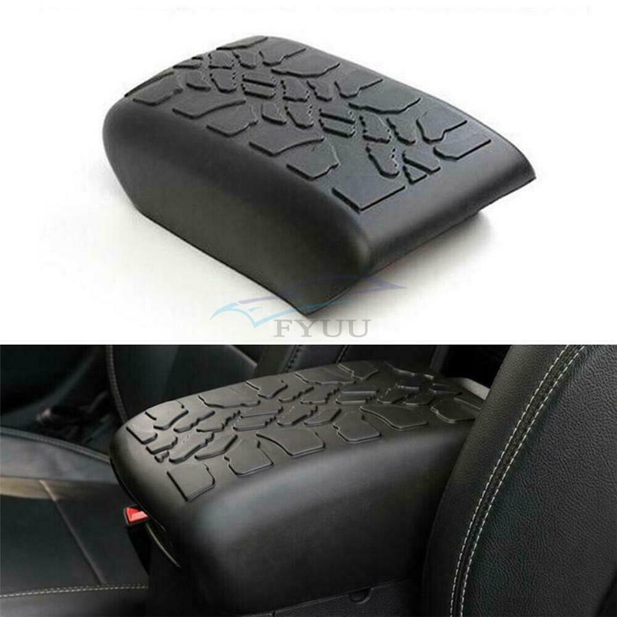 1 Piece Set For Wrangler JL JT 2018-2020 Rubber Black Car Central Armrest Cover