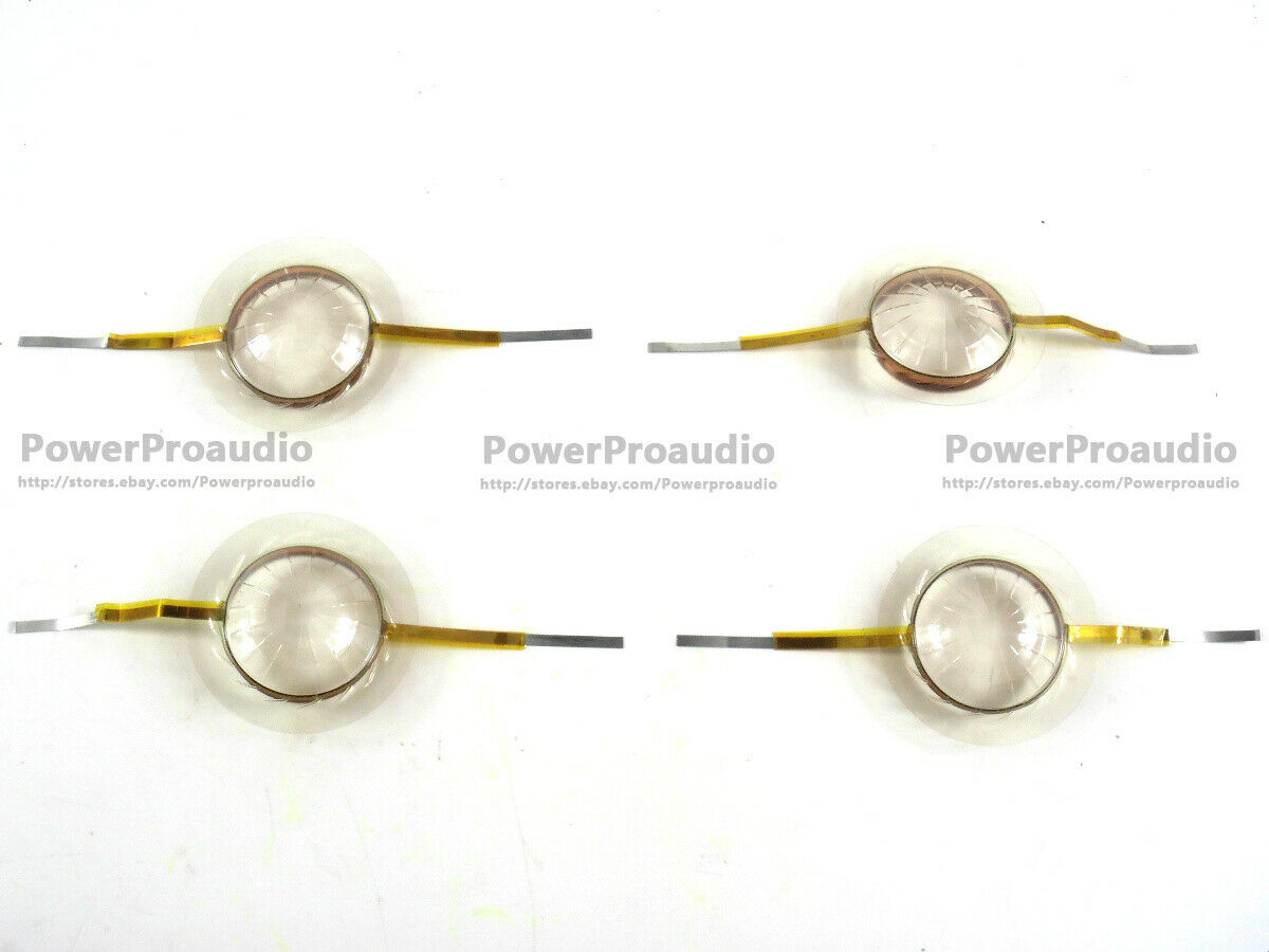 4x Replacement voice coil Kit For Yorkville 7461,7573- 8 ohm Tweeter Driver
