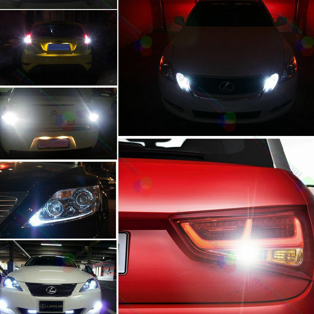 LED Light White 1157 BAY15D 50SMD 12V 1206 6000K Car Tail Stop Brake Lamp Bulb