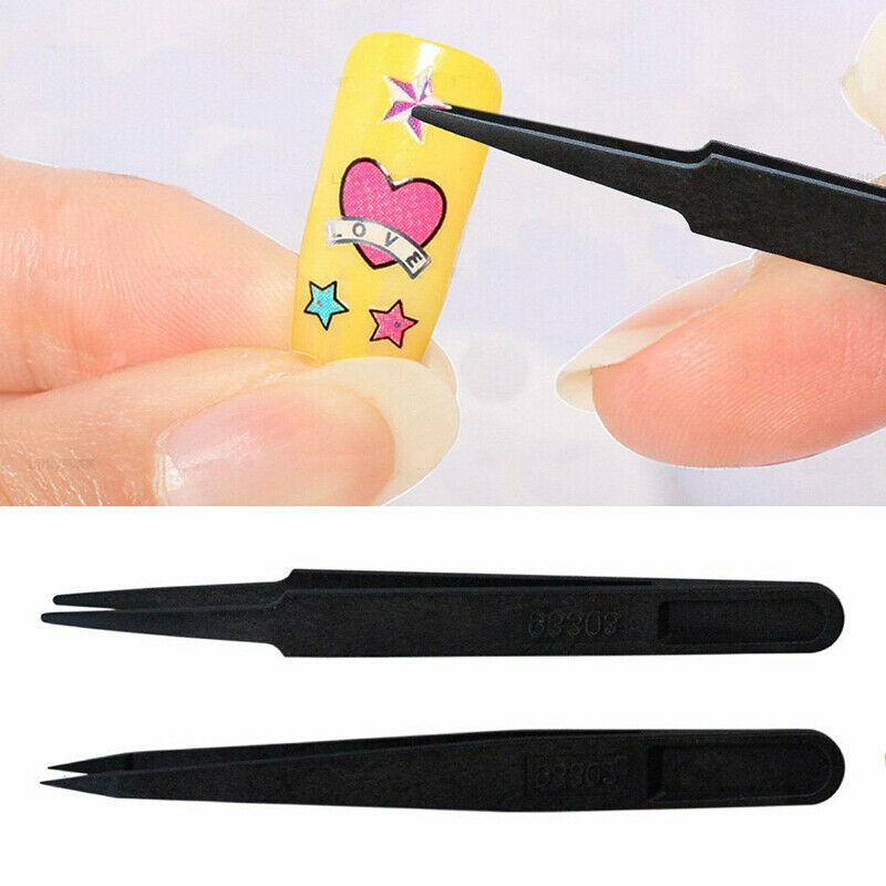 6Pcs Tweezer Anti-Static Plastic Tweezers Repair Tools for Sensitive Components