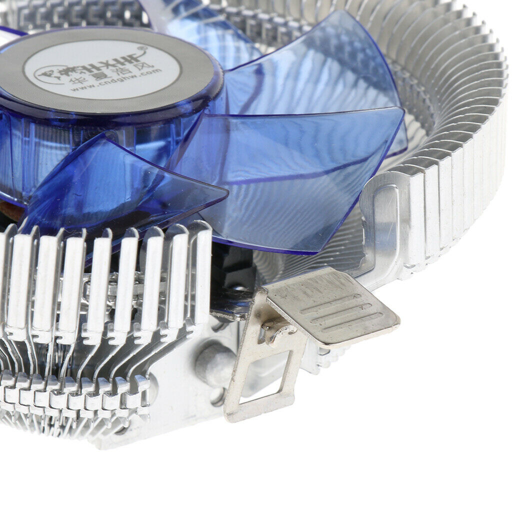 Universal Computer CPU Cooler Heatsink 112*110*57mm Fan w/ LED Radiator for