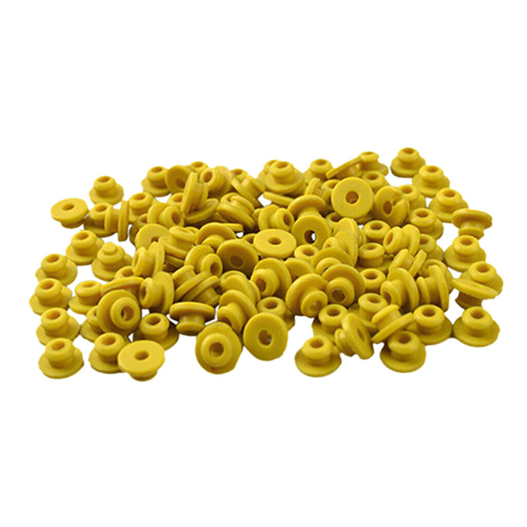 Tattoo Grommets/O Rings/Rubber Band/Cleaning Brush Tattoo Supply Kit Yellow