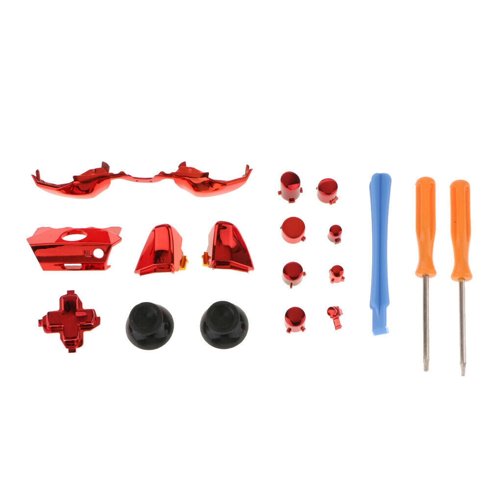 Button Set for   Xbox One Controller Accessory Bundle Kit 18x Red