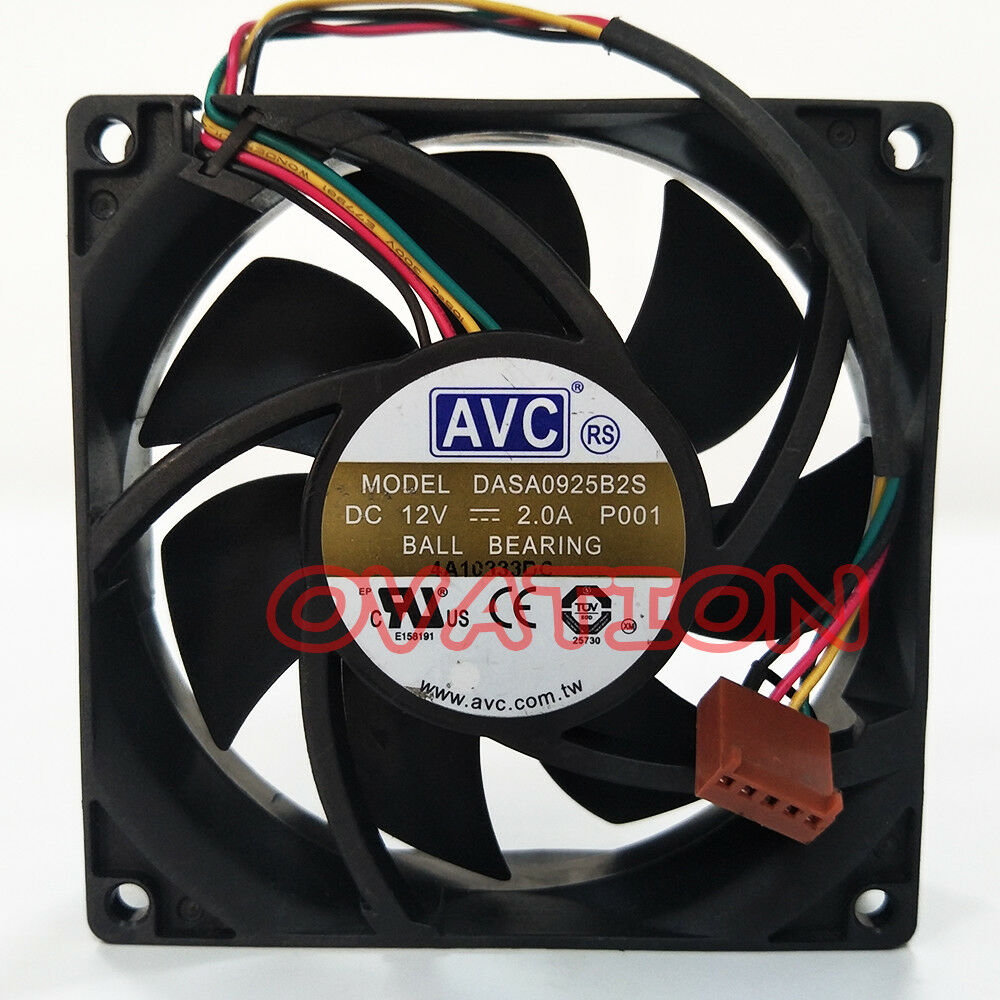 For AVC DASA0925B2S 12V 2.0A 9CM 9025 4pin pwm cooling fan