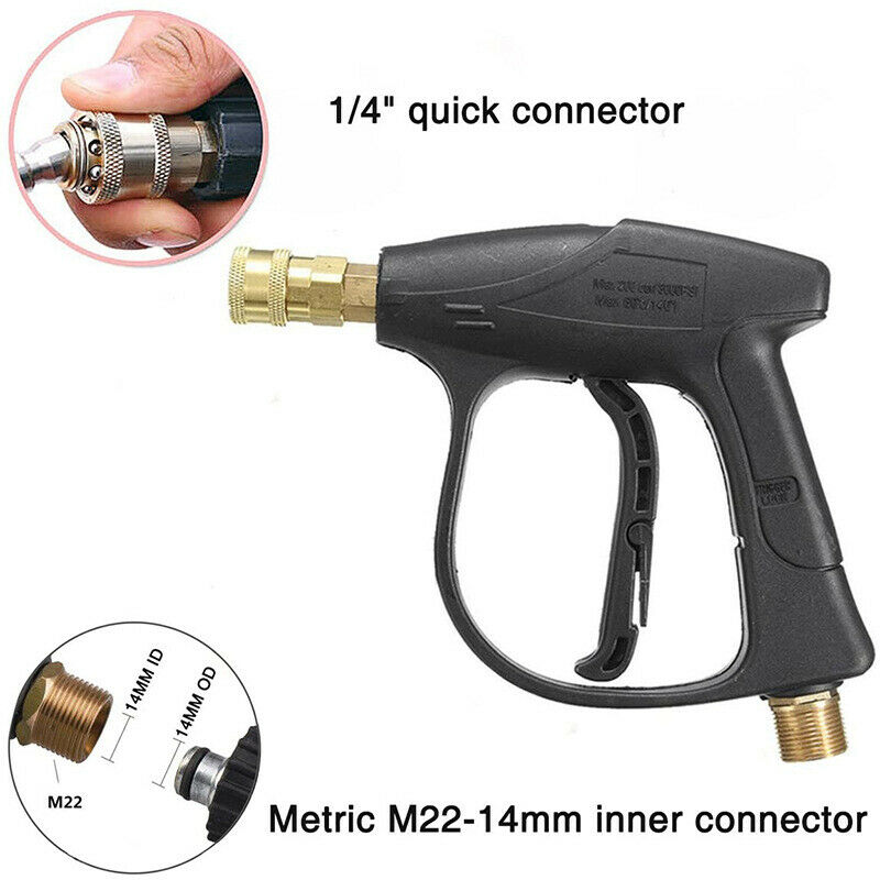 1/4 High Pressure Washer Gun Nozzle Tip 3000 PSI for Clean with 5 nozzles