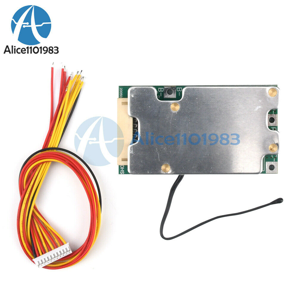 36V 30A 10S Split Port Balance Lithium Battery Protection Board wth Flat Cable