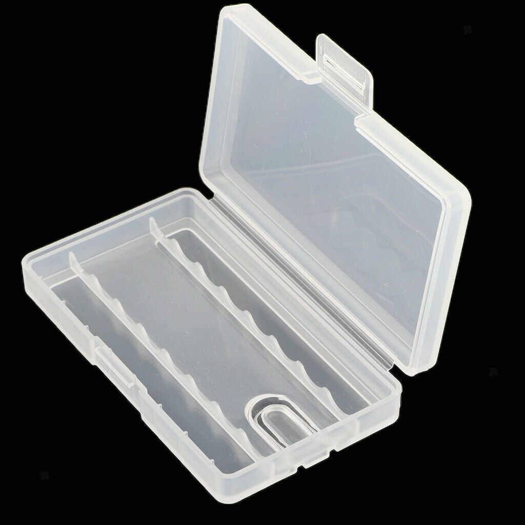 Lock & Store 5 Battery Storage Containers Organizers Set Store Plastic Case Box