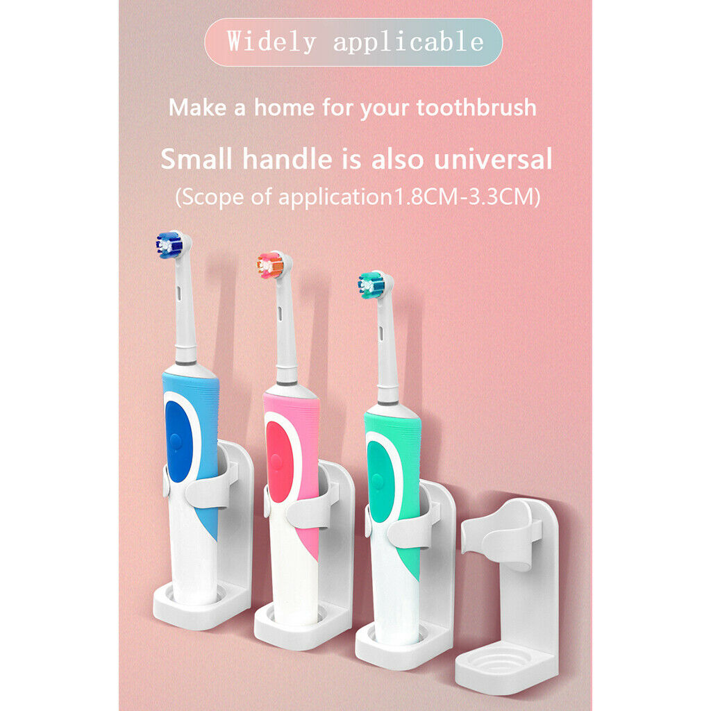 Wall-Mounted Electric Toothbrush Body Base Stander Storage Holder 50x43x100mm