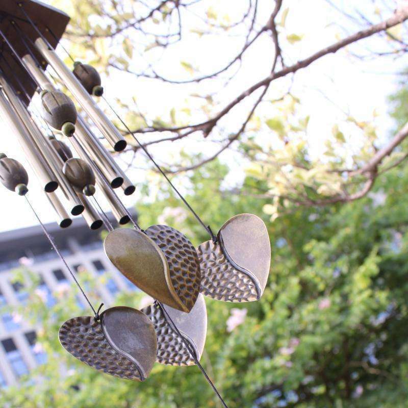 Wind Chime Wind Chime Tubes Metal Heart Decoration For Home Garden