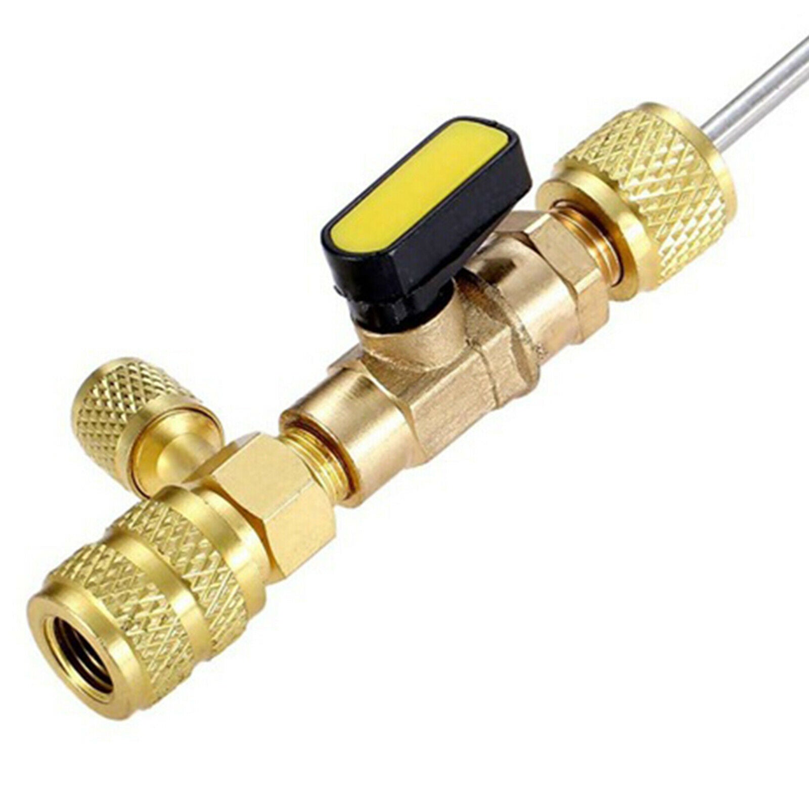 R410A R22 HVAC Tool Valve Core Remover Dual Size Port Installer R404A R12