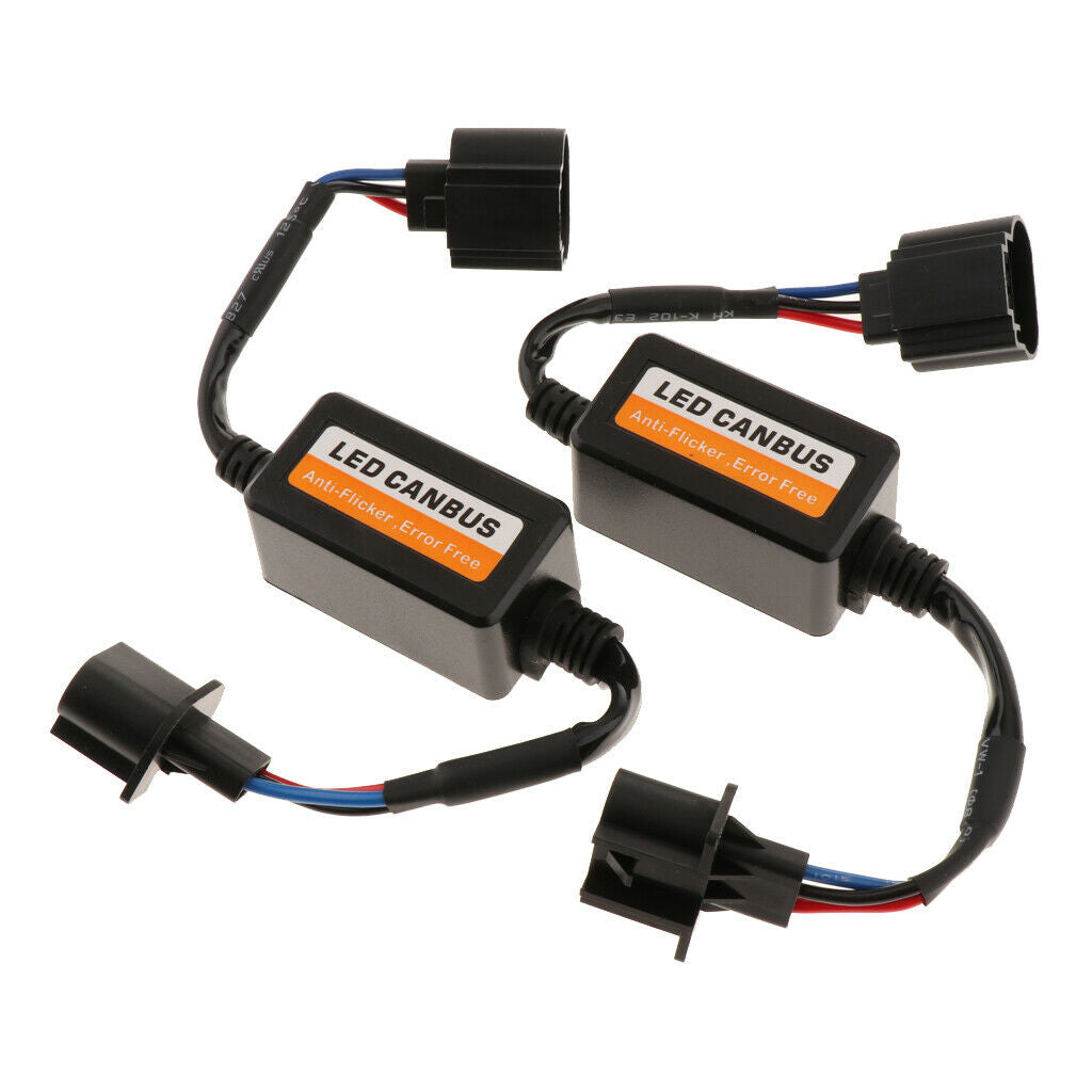 H13 LED Headlight Canbus Error Free Anti Flicker Resistor Canceller Decoder
