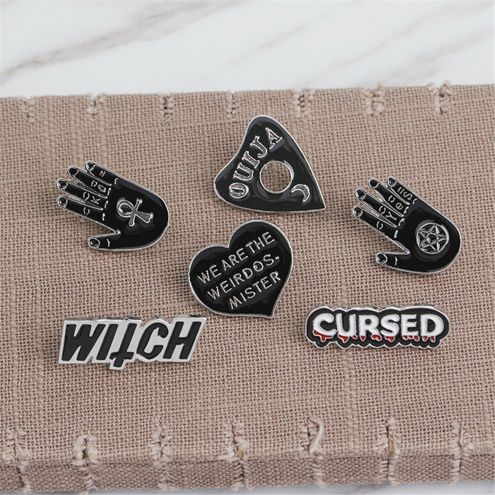 Unisex Zinc Alloy Material Material 6pcs/set Bandage Jeans Bag Brooch Pin Gift